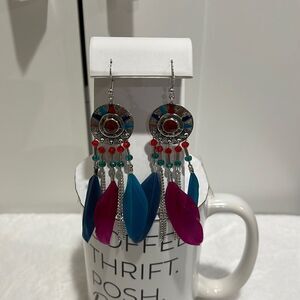 Brand New!! Boho dream catcher and feather tassel